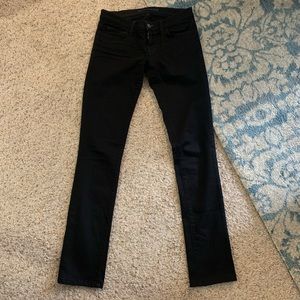 J Brand Pencil Leg 912C006 Black Skinny Jeans 24